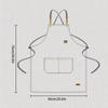 Home Canvas Apron Custom Catering Milk Tea Shop Flower Shop Supermarket Cake Shop Special Work Clothes