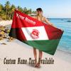 Aberdeen FC Design Beach Towel Custom Text Large Towel for Beach Vacation