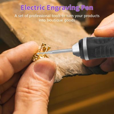 Cilalama Kalemi Kablosuz Döner Alet Ekstra Uzun Çalışma Süresi USB-C Hızlı Şarj Ergonomik Tutuş Cilalama Ahşap Oyma Metal Cilalama Tırnak Öğütücü