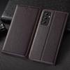 Litchi Echt Leer Flip Hoesje voor Samsung Galaxy A04 A14 A24 A34 A54 A05 A15 A25 A35 A55 A06 A16 A26 A36 A56 Cover Cases