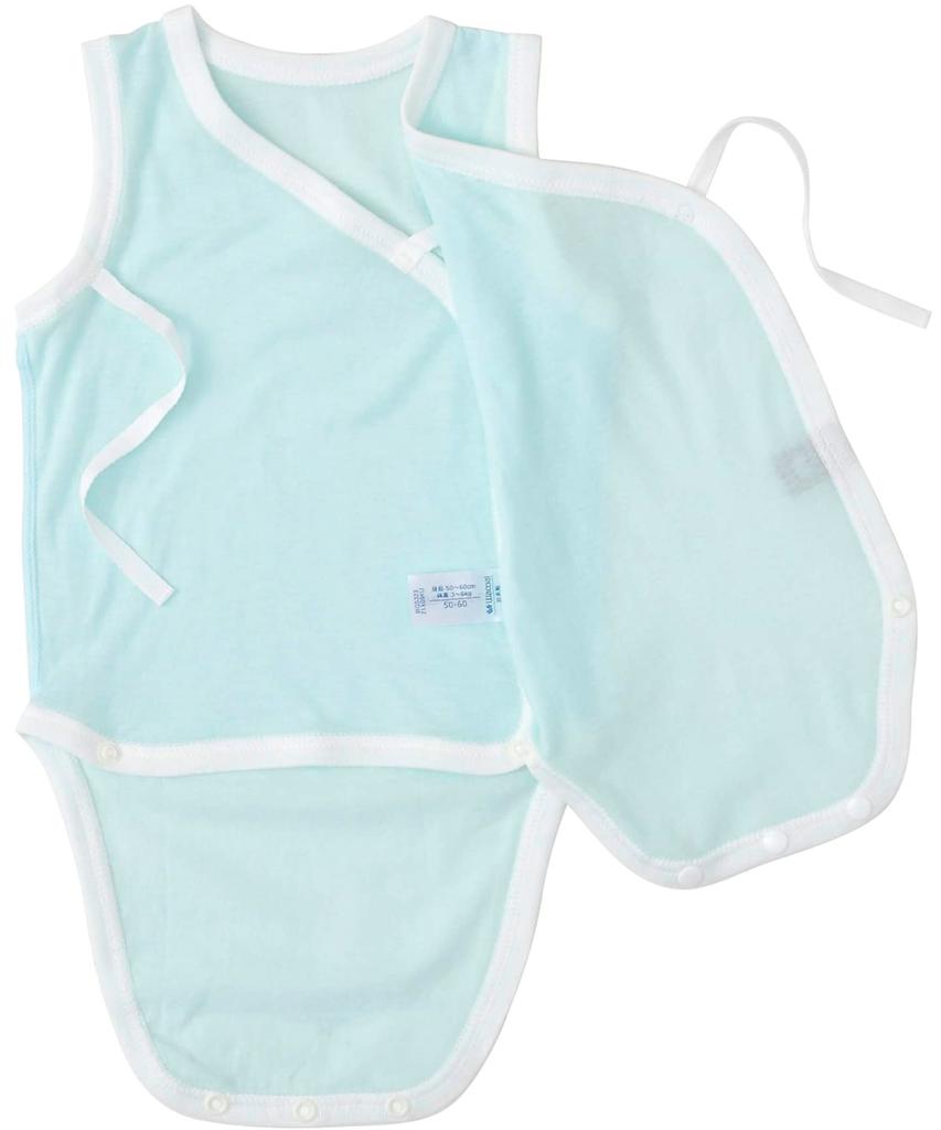 Wacoal Baby Newborn Baby Sizes Romper, Underwear, 100% Cotton, BGS323, SX, 60-70