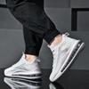 Spring  New Men's Sports Shoes Trendy Versatile Thick-soled Korean Version Mesh Breathable Casual Running Shoes