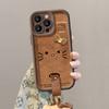 KT Cat Bow Doll Lanyard Suitable for Apple 13PRO Lambskin Mobile Phone Case 14 Fine Hole Anti-drop 12 Retro X