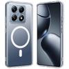 Für Starke Magnetische Kabellose Ladehülle Für Xiaomi 14T Pro Xiaomi14TPro G Klare Stoßfeste Rückseite