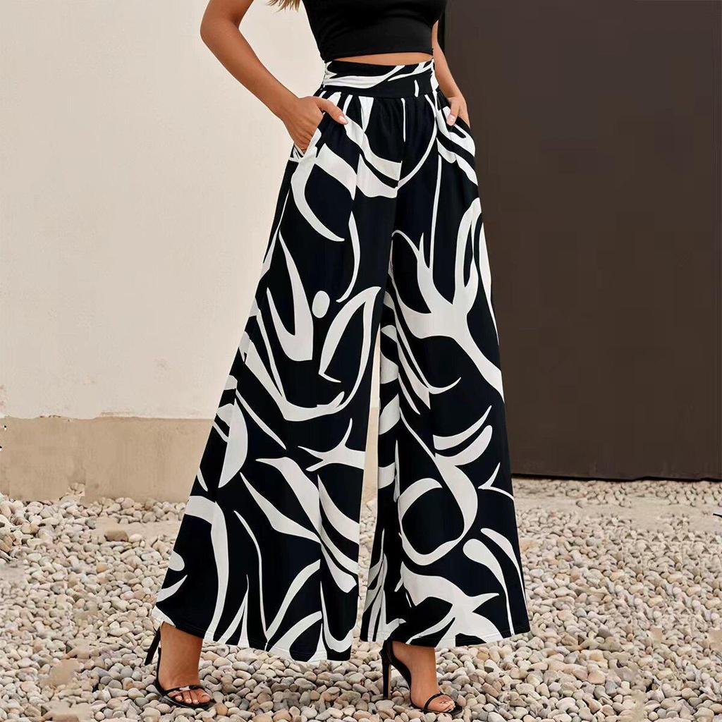 2025 Women's Long Waist-Cinching Midi Skirt with Draping Design – Summer Style