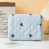 Elegant Butterfly Bow Travel Makeup Bag With Large Capacity And Embroidery For Women And Men