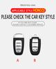 Moulures Intérieures Coque de Protection pour Clé Intelligente de Voiture Pour FAW Hongqi H5 E-HS9 H9 HS9 HS5 HS7 2020 2021 Alliage de Zinc Nouveau Cuir Auto K