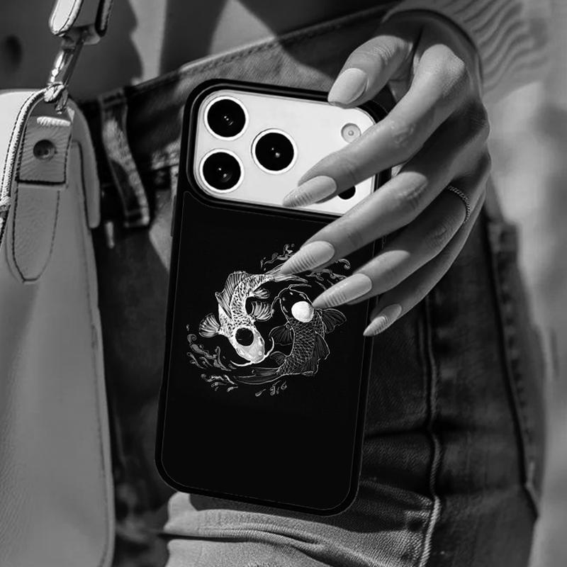 Tai chi Yin Yang Phone Case For iPhone 17 Air 14 15 13 12 Max Cover For Apple 16e 11 Pro Max Plus Coque