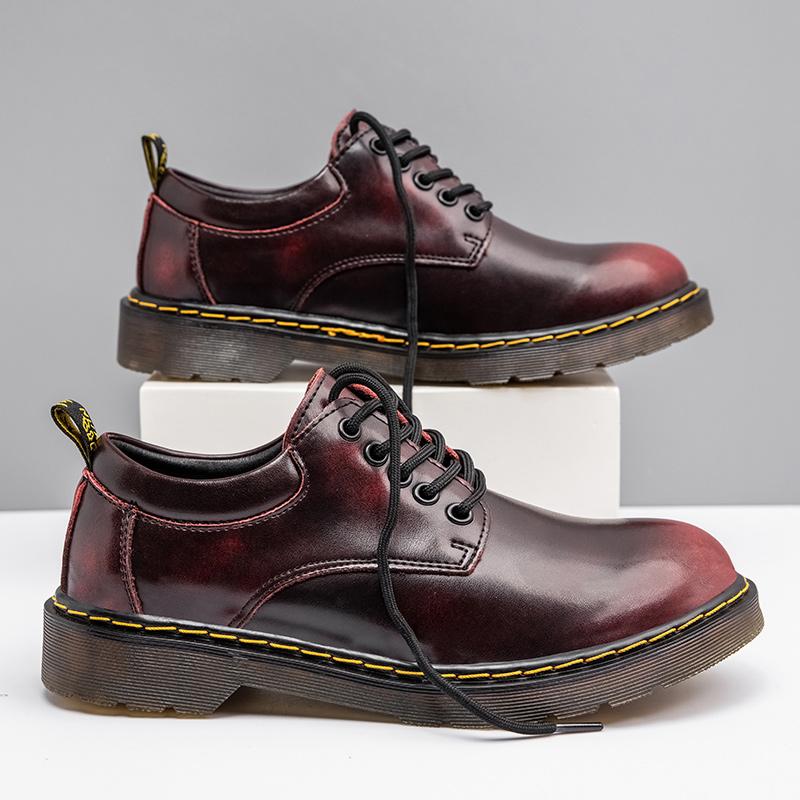 38-48Ανδρικά Παπούτσια από Γνήσιο Δέρμα Μεγάλο Μέγεθος Αδιάβροχα Υπαίθρια Παπούτσια Oxford Παπούτσια Derby Ανδρικά Μπρογκς Δερμάτινα Παπούτσια