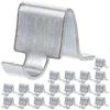 20pcs File Cabinet Shelf Support Clips Pilasters Clamps for Shelving System Organization