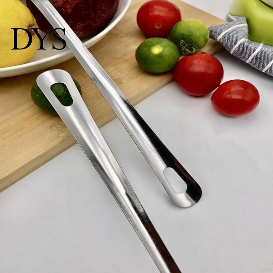 Hot Pot Spoon Soup Ladle Colander High Temperature Resistant Long Handle Stainless Steel Hanging Scoop for Kitchen