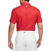 Nike T Shirts Men's Red Polo Collar Moderate Straight Fit DR5328-687