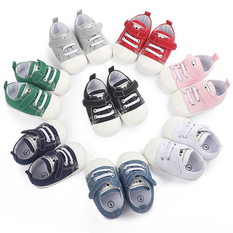 Infant Walking Shoes: Non-Slip Rubber Sole for 0-1 Year Olds, Soft Indoor Baby Shoes