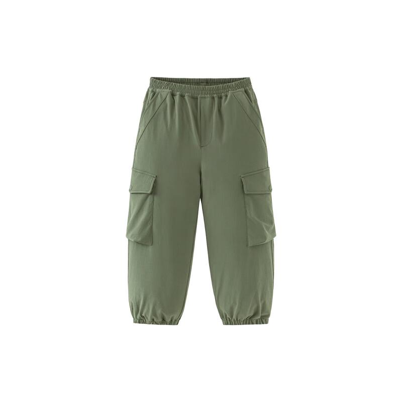 Minibala Kids' Spring/Autumn Straight-Leg Casual Cargo Pants