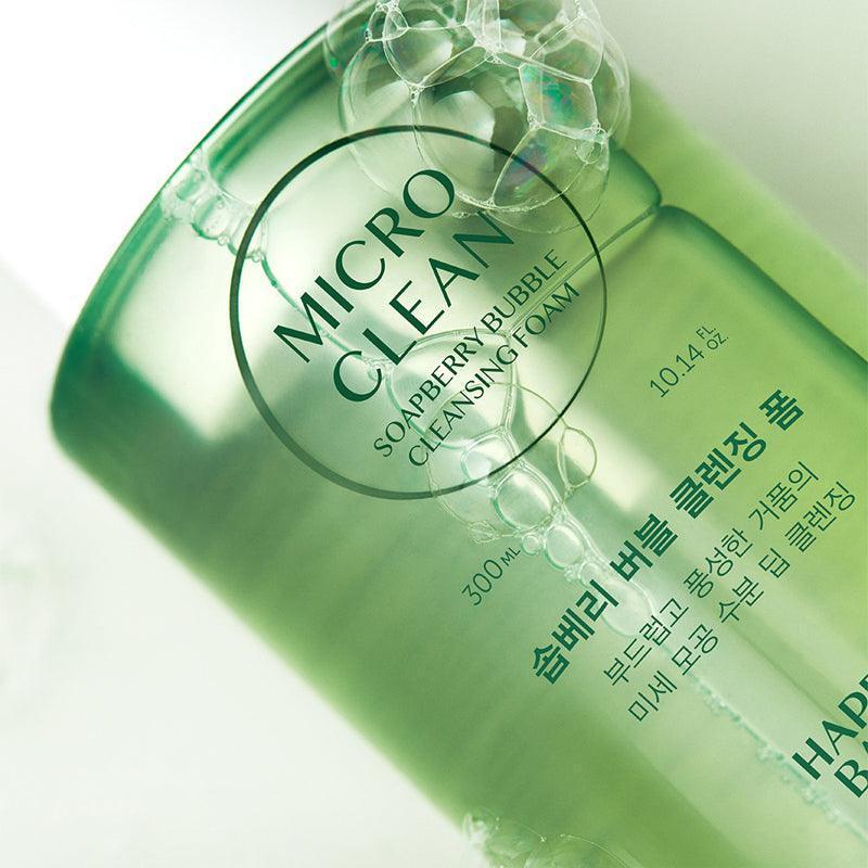 [HAPPYBATH] Micro Clean Soapberry Bubble Cleansing Foam 300ml