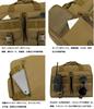 PHOENIX IKKI Shoulder Business Fits Camouflage Molle Compatible Multi-Purpose Bag, Bag, Brown, 13.6-inch Laptops, Pattern, Water-Resistant, Durable,
