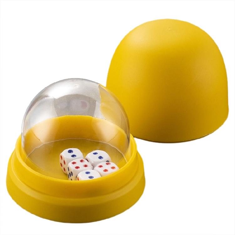 Dices Rolling Cup with 5 Dices for Authentics Gaming Dices Game Ensures Fair Playing in Leisure Betting Game