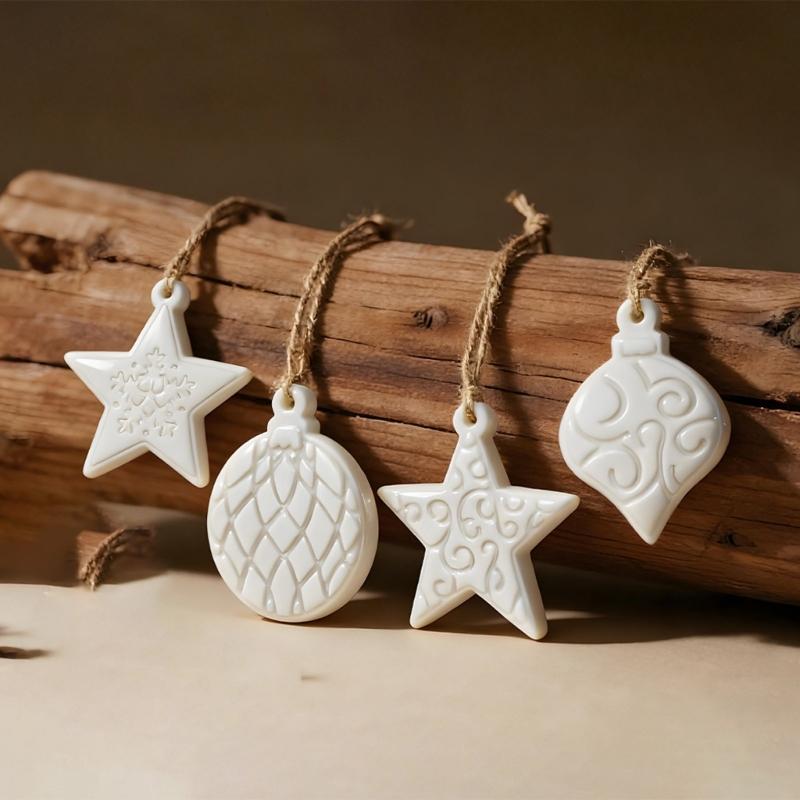 Creative Christmas Tree Ornament Mould Star Pendant Silicone Mold Hanging Accessories Epoxy Resin Jewelry Mold