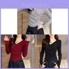 Tshirt Spring 2025 Oversize V Neck Casual Top With Embroidery For Women