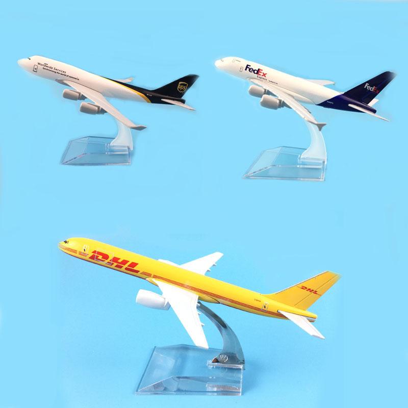 16cm Airplane Model Dhl Boeing B757 Ups Boeing B747 Fedex Express Airbus A380 Aircraft Model 1:400 Scale Diecast Metal Planes