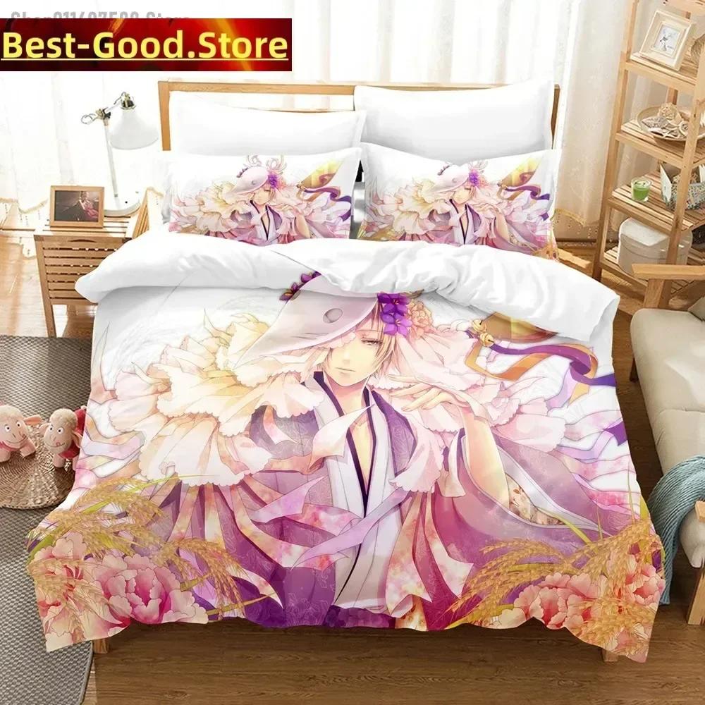 Comforter 3D Takashi Natsume Bedding Set Natsume'S Book Of Friends Printed With Soft Single Double Queen Super King
