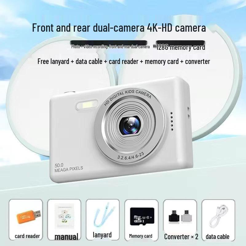 48MP Aparat Cyfrowy Przenośny Wysokiej Rozdzielczości do Domu, dla Studentów i Dzieci