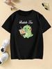 Kawaii Dinosaur Cartoon Funny T Shirts Short Sleeve Kids Childrens Tshirt Boys Girls Summer Spring Casual Top Tee Shirt
