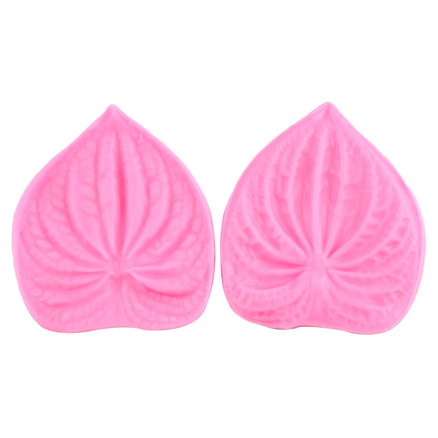 

Антуриум цветок лепесток тычинка силиконовая форма для помадки для украшения торта кекс Топпер конфеты шоколадная жвачка паста формы из полимерной глины белый