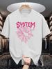 Unisexs Crew Neck T Shirt Dark Punk System Text Spider Web Gothic Art Graphic Short Sleeve Casual Cotton Alternative Street Tees