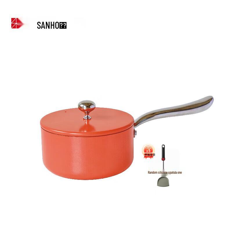 SANHO 18cm 0-Coating Titanium Non-Stick Milk Pot