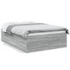 Bed Frame Grey Sonoma 135 x 190 cm Particleboard