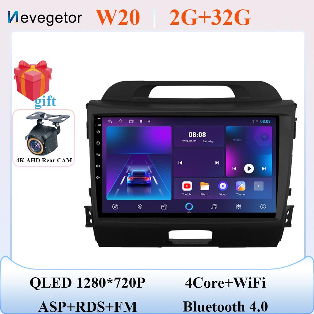 

Android13 For Kia Sportage 3 SL 2010-2016 Car Radio Multimedia Video Player GPS Navigation Carplay DSP NO 2 Din DVD QLED Screen CHINA