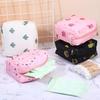 Cute Cartoon Sanitary Pad Organizer Bag for Women Girls Travel Toiletry Storage Waterproof Discrete Carry Case Cosmetic Bag