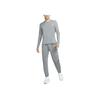 Nike Dri-Fit Solid Logo Print Long Sleeve Sports Tee Men Tops Smoke-Grey DD4577-084
