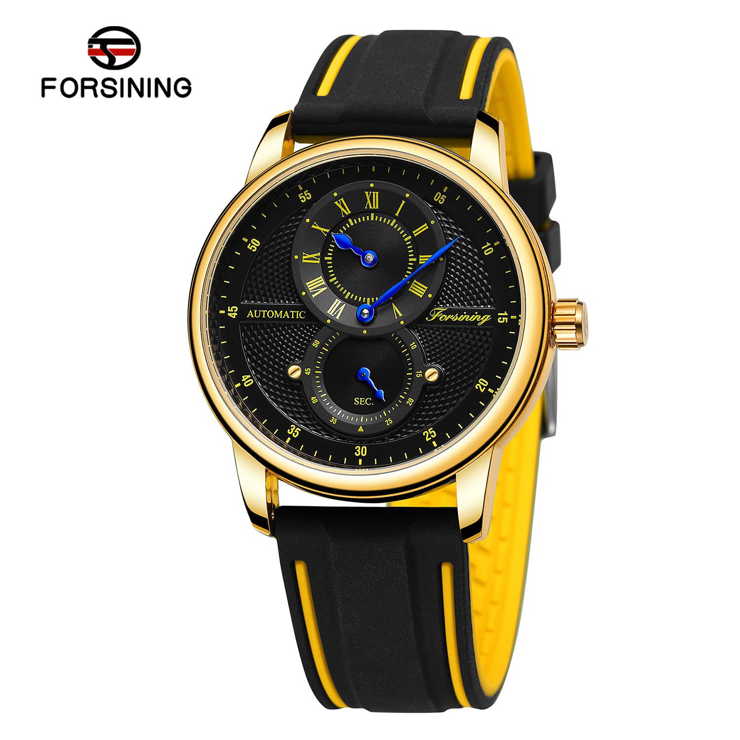 Forsining Men S Sports Racing Dial Mechanical Watch Fashion Automatic Mechanical Watch