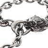Artemis Classic Lion Bracelet Silver Stainless Brand Jewelry T-Bar (ac-acb0114) - Men's Accessory, Steel,