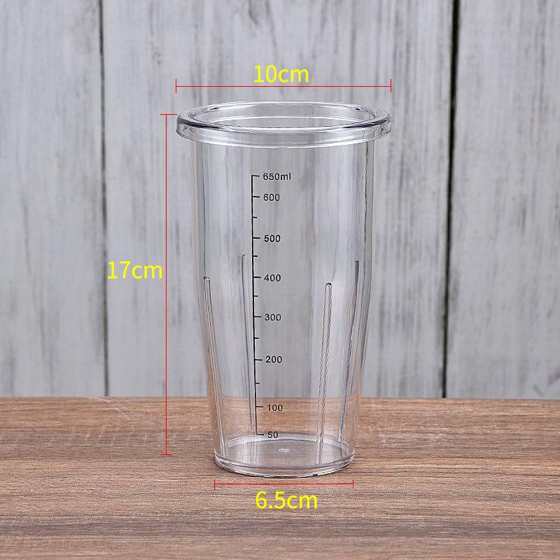 

Чашка блендера для молочных коктейлей со шкалой – Аксессуары для ПК для машин для приготовления чая с молоком и молочных коктейлей