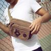 Canvas Outdoor Waist Bag Large Capacity Travel Chest Bag Climbing Fanny Bag  Outdoor Sports