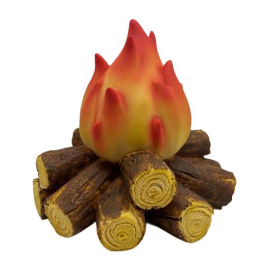 

Flickering Flame Effect LED Light Portable Fake Campfire Night Light with Adjustable Brightness Christmas Table Fireplace Decorations B