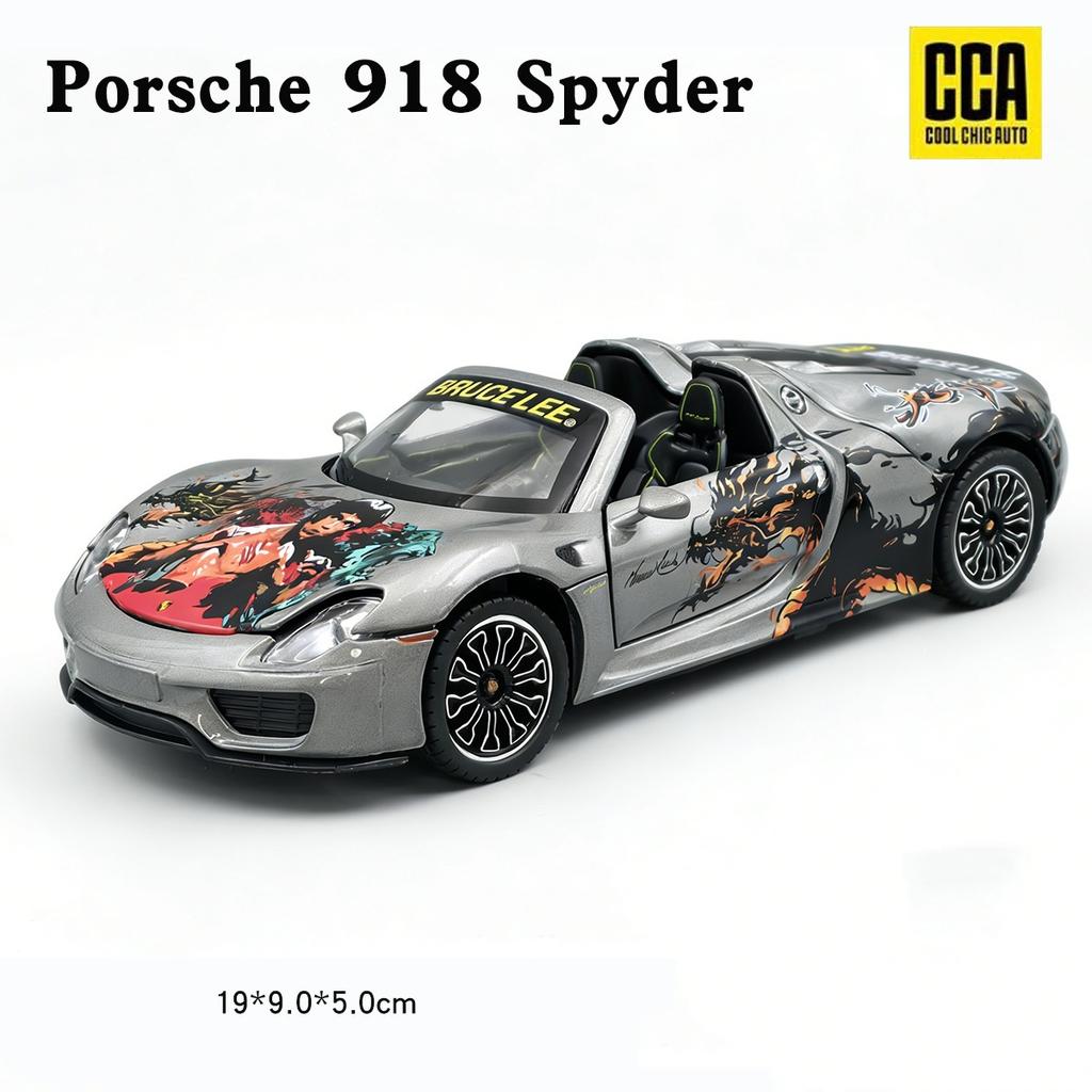 1:24 Ford Mustang GT3 #64 Alloy Track Racing Car Model Diecasts Metal Muscle Sports Car Vehicles Model Sound Light Kids Toy Gift