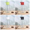 Glass Oil Vinegar Dispenser with No-Drip Pour Spout 150ml Clear Oil Sprayer for Soy Sauce Cooking Oil Easy-Fill Wide Mouth Kitchen Tool for Salads