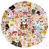 135Pcs/Set Lucky Cat Mini Diary Manual Stickers DIY Scrapbooks Album Decor Decals Stickers