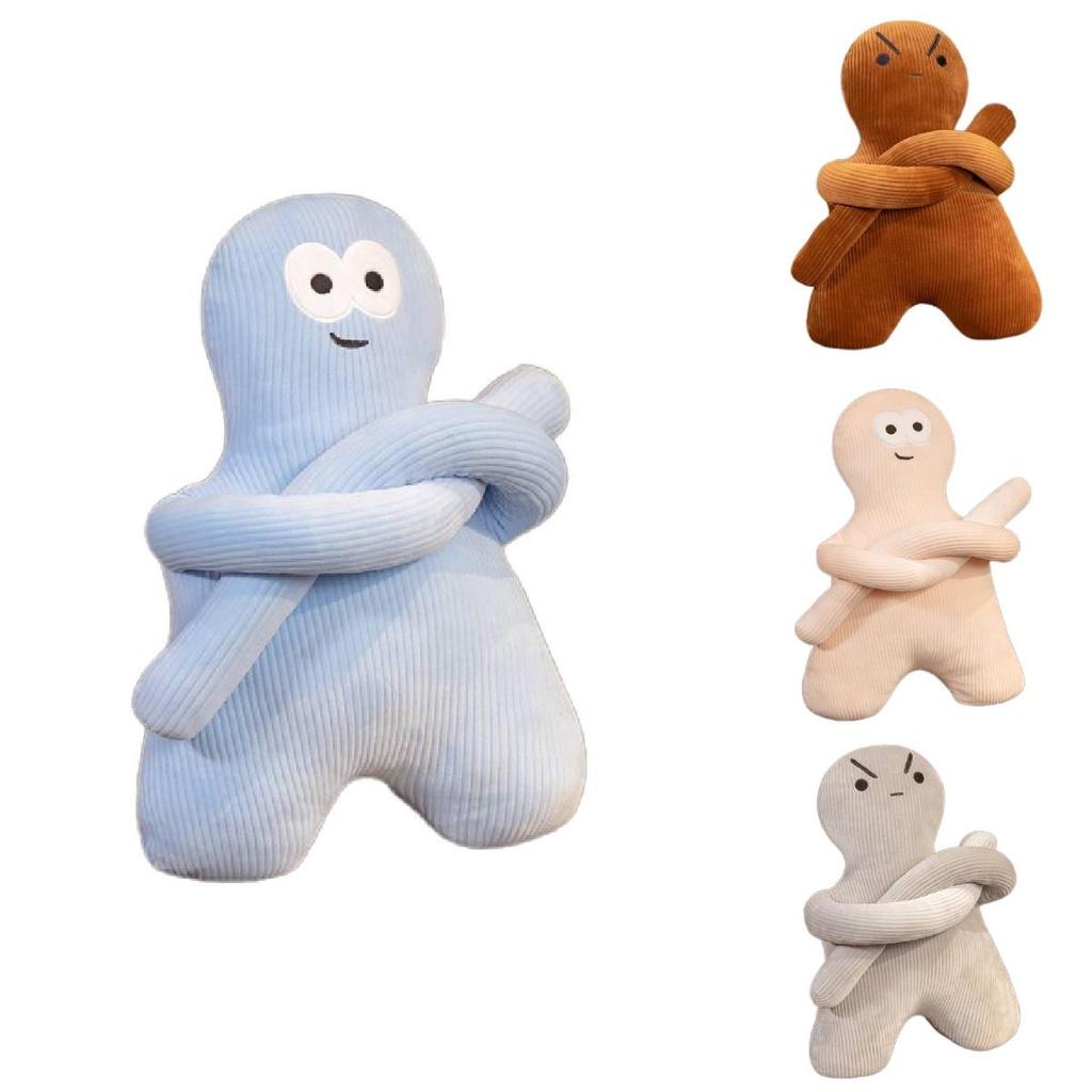 Cute Cartoon Mini People Plush Pillow Doll For Girls Soft And Comfortable