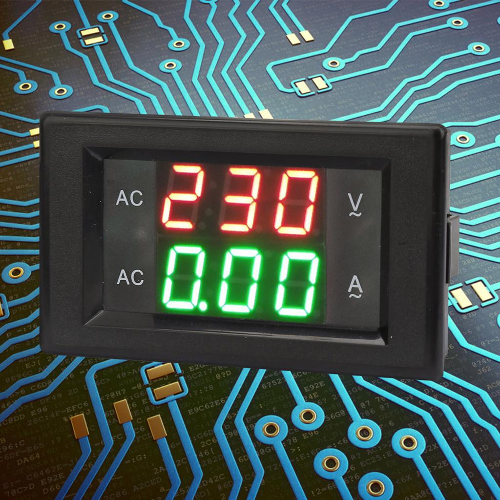 YB4835VA Digital Display AC 500V 50A LED Ampere Meter Voltmeter