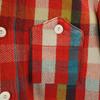 marka made in Japan Check Pattern Long sleeve Flannel shirt 1 vermilion Women Used