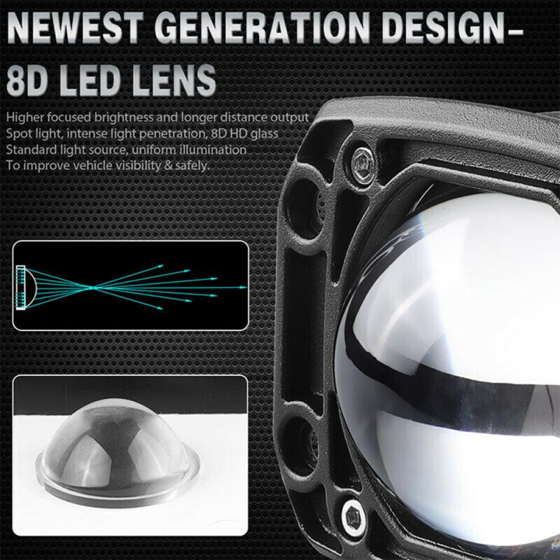 Metal 3 Inch Car Led  Work  Lights Shockproof High Brightness Energy Saving Good Heat Dissipation