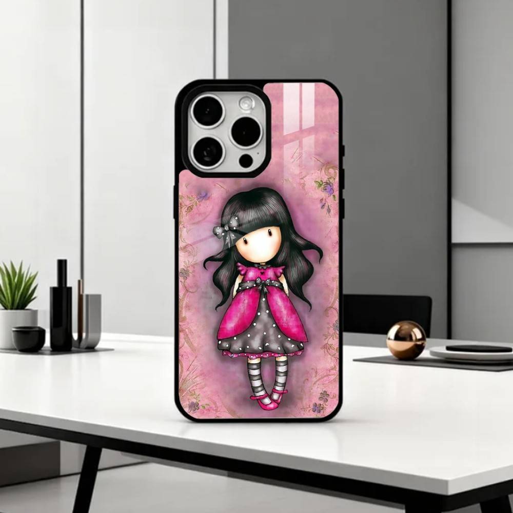 L-Lovely S-Santoro G-Gorjuss S-Series Phone Case For iPhone17,16,15,14,13,12,11,Pro Max Magnetic For Magsafe Wireless Charging