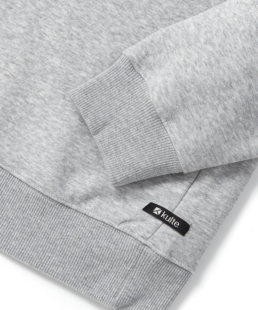 KULTE Twill Arch Logo Crewneck M.Grey
