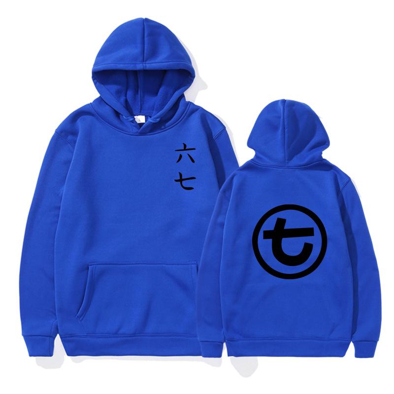 Japán Anime Pulóver Scissor Seven Szimbólumok Killer Seven Kapucnis Pulóver Streetwear Kapucnis Pulóverek Alkalmi Kapucnis Pulóverek Férfi Ruházat