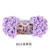 5 Stück 100g/Rolle Flauschiges Fingerloop-Garn Ohne Nadeln Polyester Dickes Riesen-Chenille-Garn für Handgestrickte Decken Schals